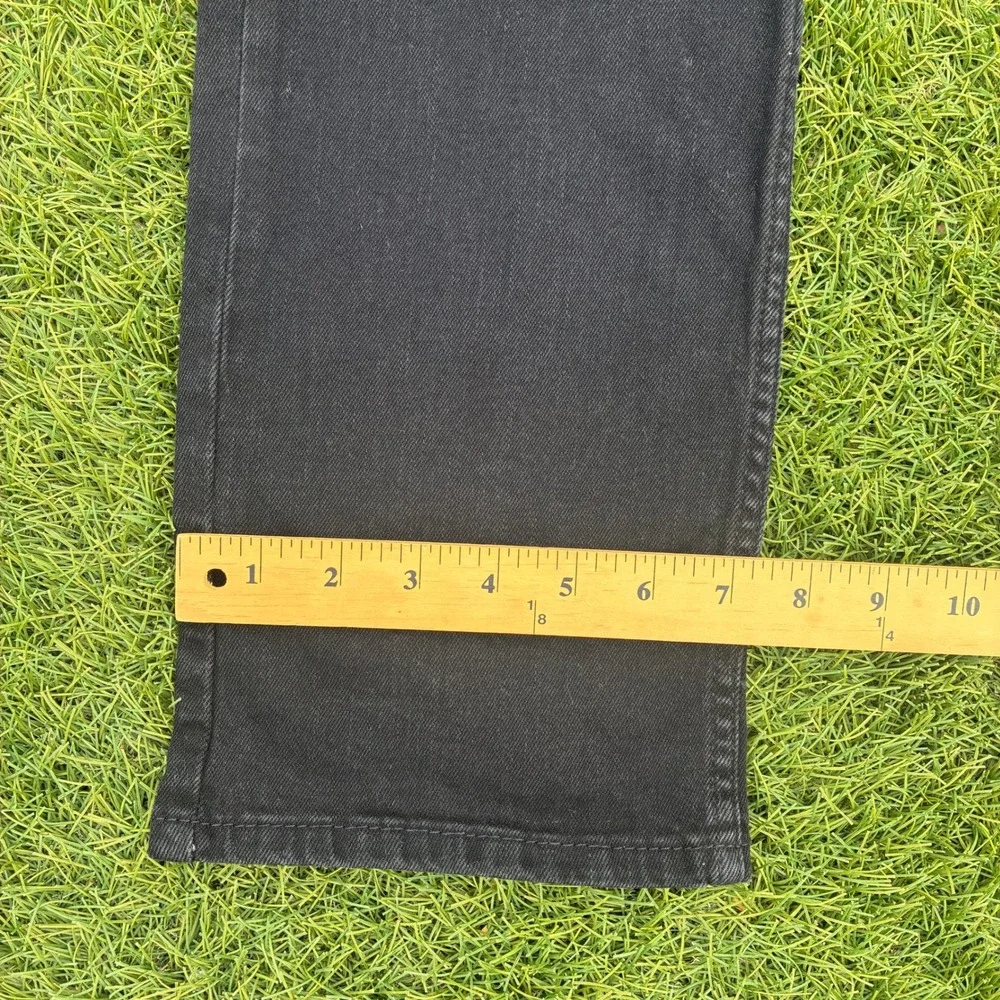 Levis 511 Slim Fit Black Jeans Mens 38x31 Solid Denim Pants Cotton Classic Work